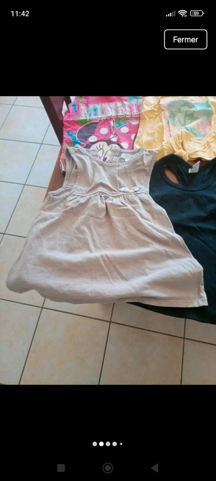 Lot de 7 débardeurs filles 3 ans – photo 2